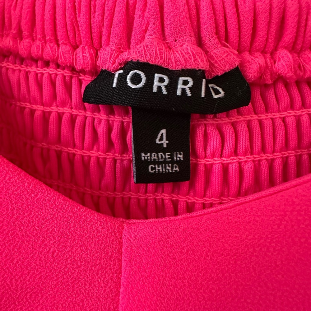 Torrid Mini Chiffon Ruffle Skater Dress Size: 4X - Picture 8 of 8